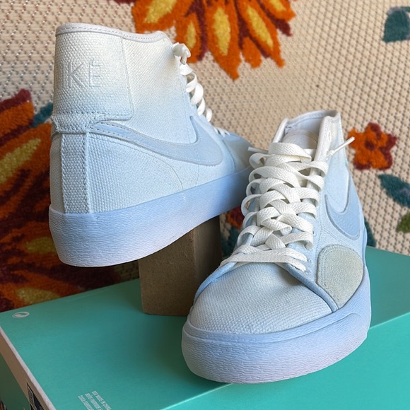 Nike SB BLAZER COURT MID PREMIUM Celestine Blue Men’s sneakers - athletic shoes - Picture 3 of 16